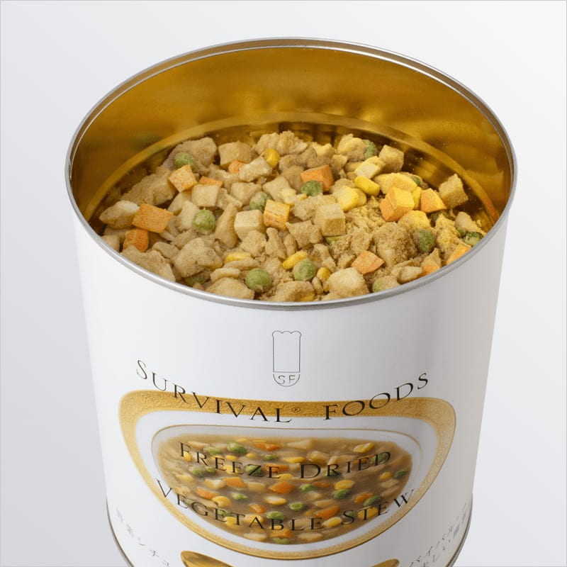 【大缶×6缶セット】サバイバルフーズ 野菜シチューファミリーセット(約60食分)